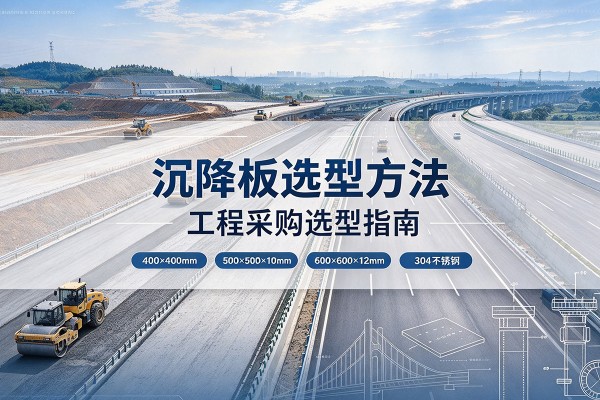 维西沉降板选择方法