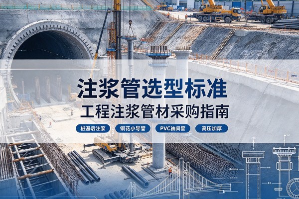 维西注浆管选型标准
