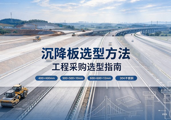 维西沉降板选择方法